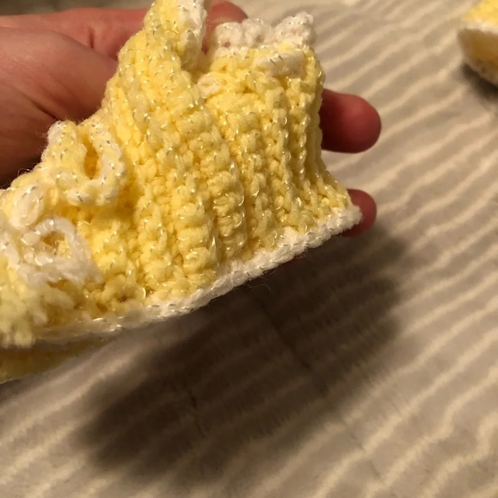 CROCHETED Baby Booties